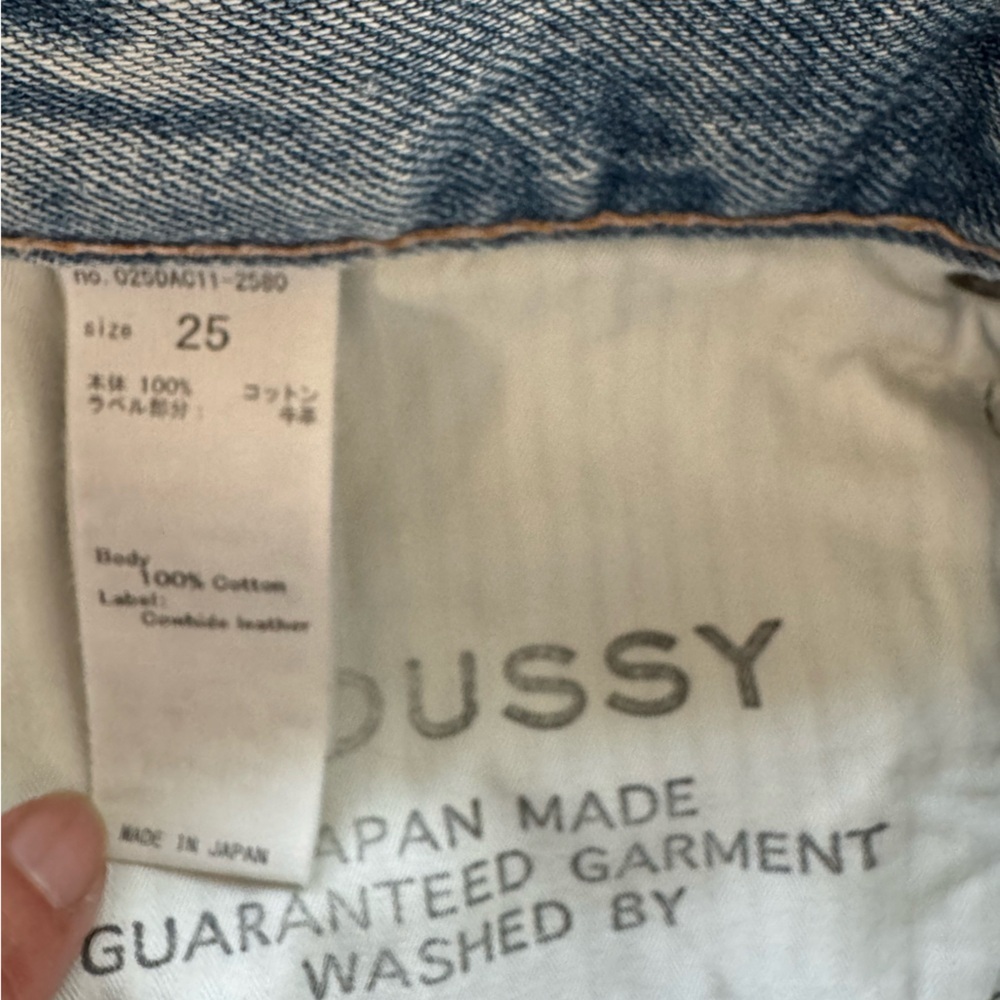 Moussy Vintage MV Mathews High Rise Distressed Cut-Off Jean Shorts Size 25 new - Picture 7 of 7